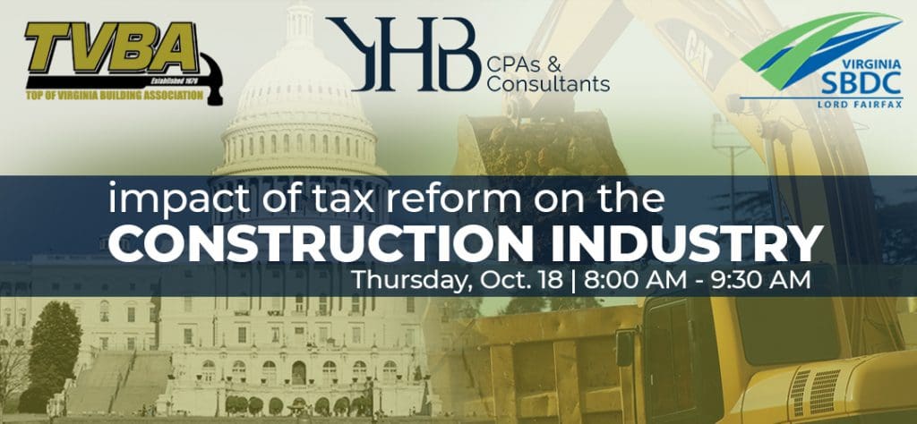 tax changes construction