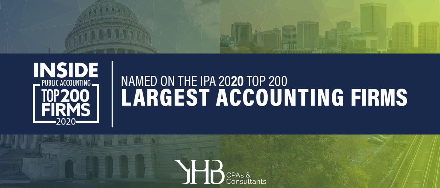 YHB NAMED IN THE 2020 TOP 200 LARGEST ACCOUNTING FIRMS